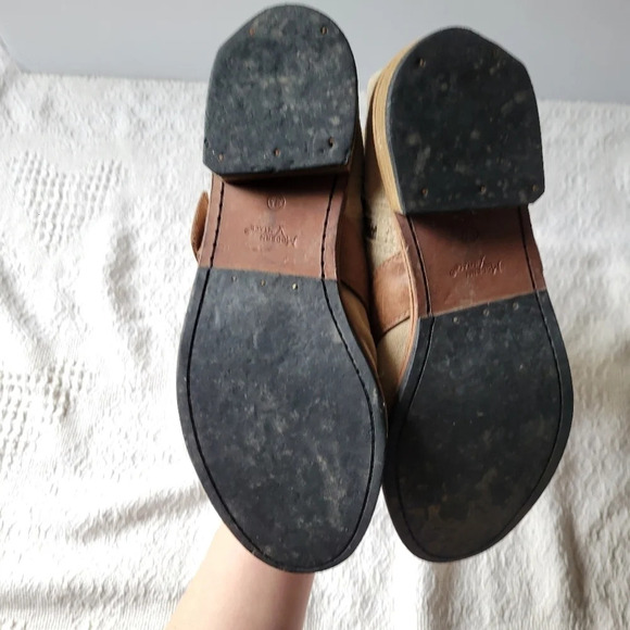 Modern Vintage Slouched Over the Ankle Zip up Belted Stacked Heel Boots - Picture 9 of 13